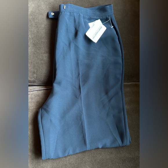 Sport Collection NWT Black Straight Wide Leg. High Rise Dress Pants Sz 16. - Picture 8 of 12